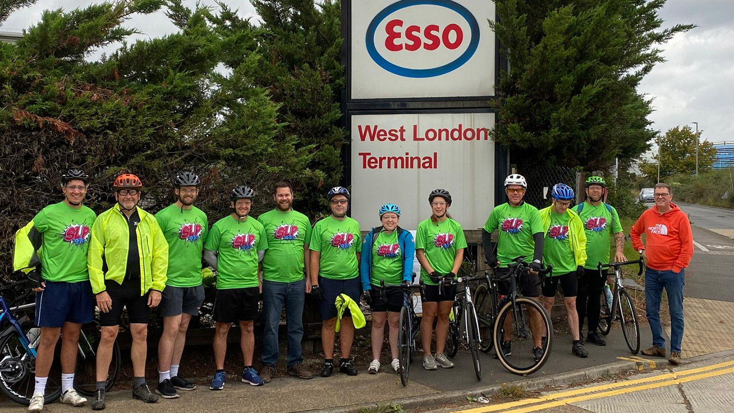 Charity cycle ride marks SLP completion
